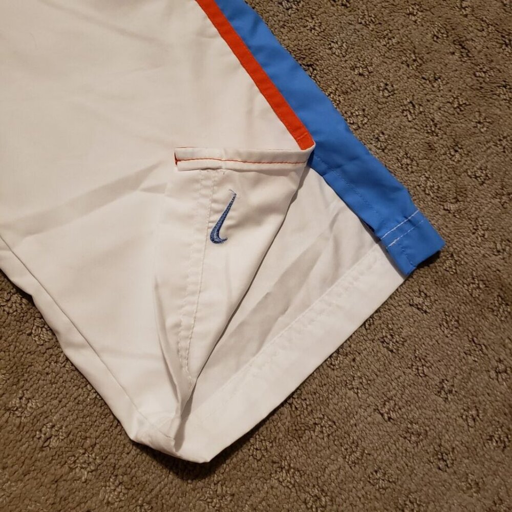 Vintage Nike Striped Cropped Track Pants Women's Small S White Y2K Athliesure - Picture 6 of 13